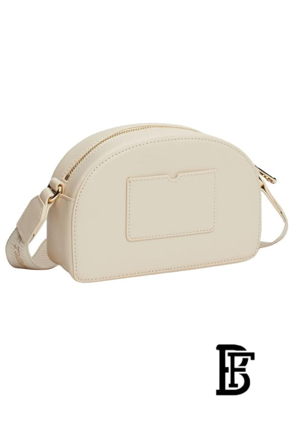 Tommy Hilfiger Beige Leather Women Handbag Aw0Aw16679– Elegant Everyday Shoulder Bag image 3