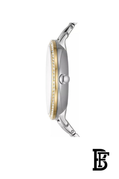 Jacqueline Sun Moon Multifunction Two-Tone Stainless Steel Watch ES5166 image 3