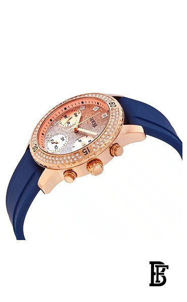 GUESS W1098L6 Women's Rubber Quartz  Analog Wrist Watch image 2