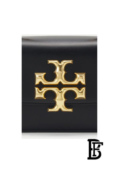 Tory Burch Black Leather Women Handbag 73589 001  – Elegant Everyday Shoulder Bag image 7