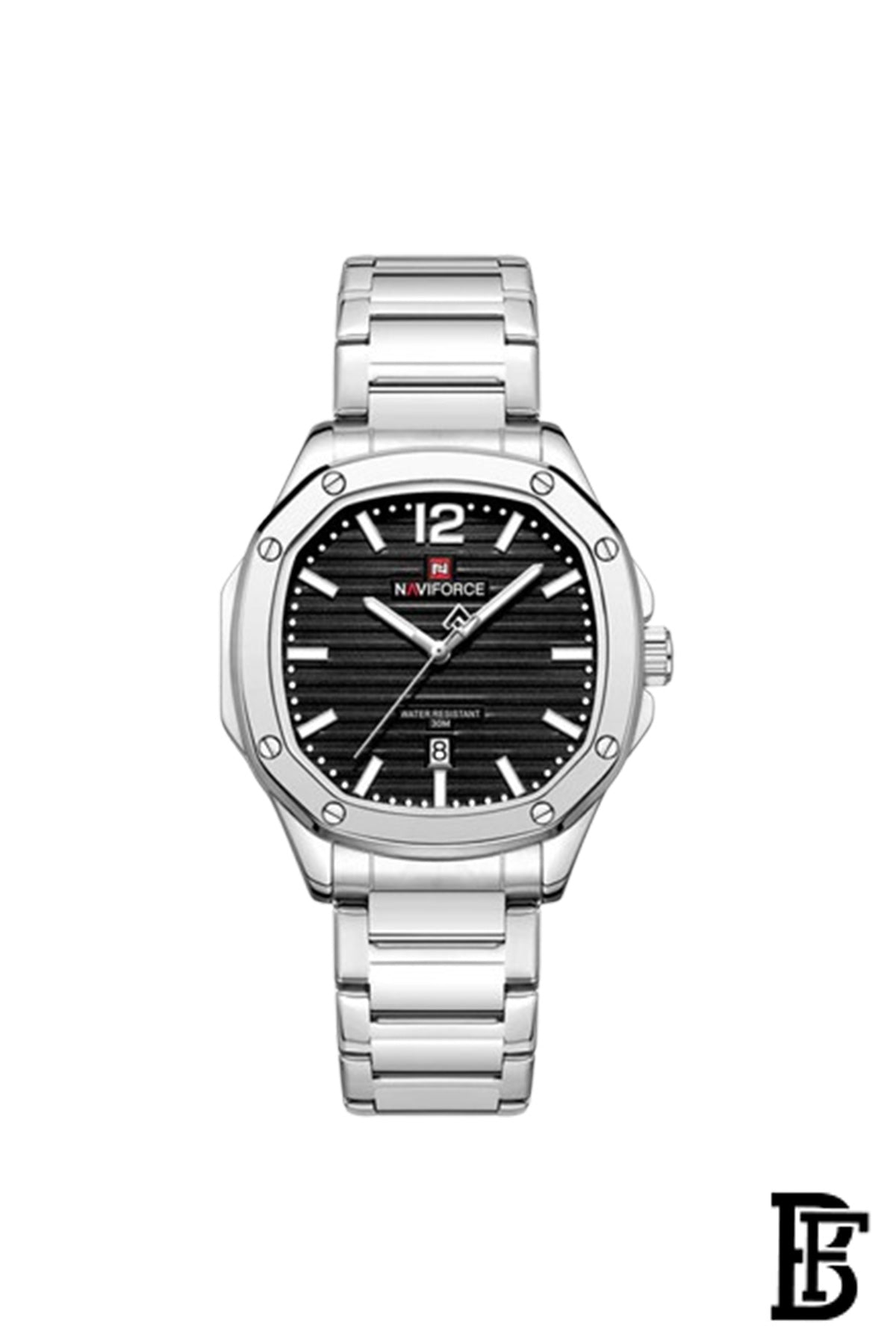 NAVIFORCE NF9243S S/B  MEN'S Stainless Steel Analog Wrist Watch image 0