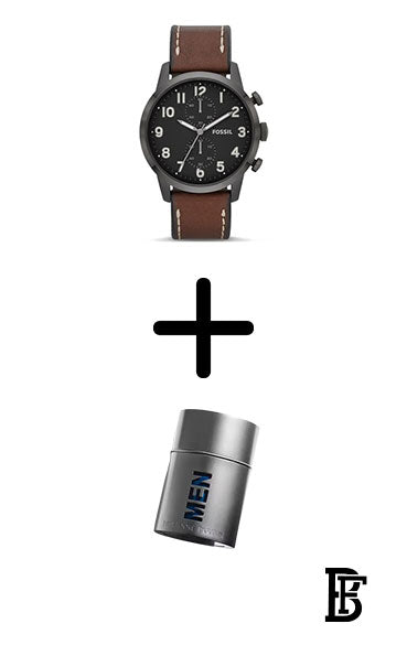 Fossil FS4874 – Montre de Poignet pour Homme + Gift perfume tester 30 ml image 0