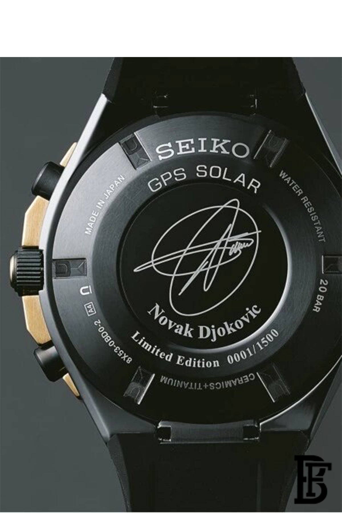 SEIKO Men's Hand Watch ASTRON Black Rubber Strap, Black Dial SSE174J1 image 2