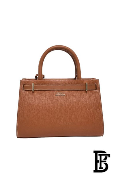 Tommy Hilfiger American Icon Leather Tote Bag for Women – Brown image 2