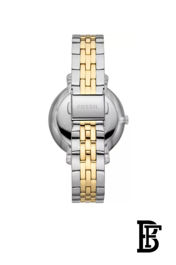 Jacqueline Sun Moon Multifunction Two-Tone Stainless Steel Watch ES5166 image 2