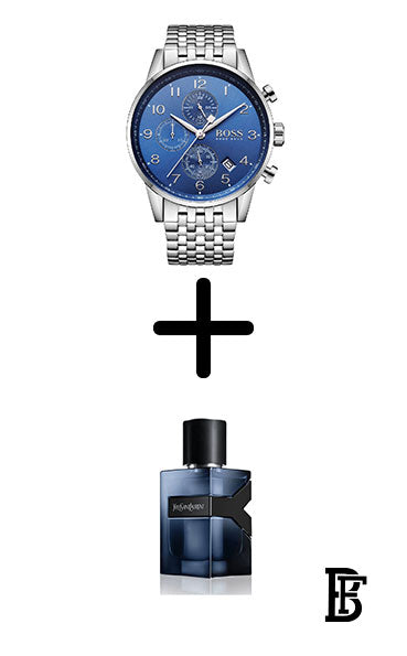 Hugo Boss Watch For Men  1513498 + Gift perfume Tester 30 ml image 1