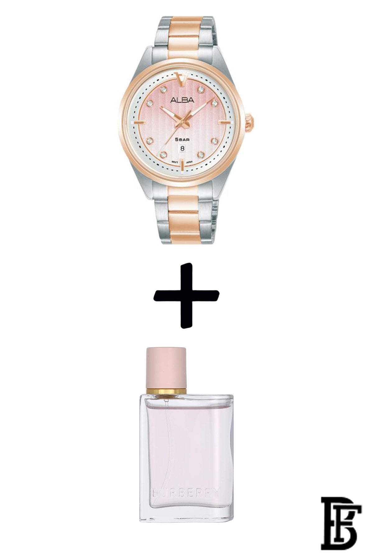 Alba AH7AX8X Women's  Stainless steel Quartz Analog Wrist Watch  + Gift perfume tester 30 ml Warranty from Elaraby Group image 0