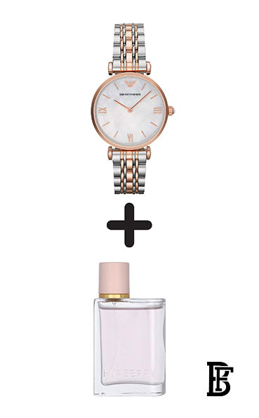 EMPORIO ARMANI Women's Water Resistant Analog Watch AR1683 + Gift perfume Tester 30 ml image 1