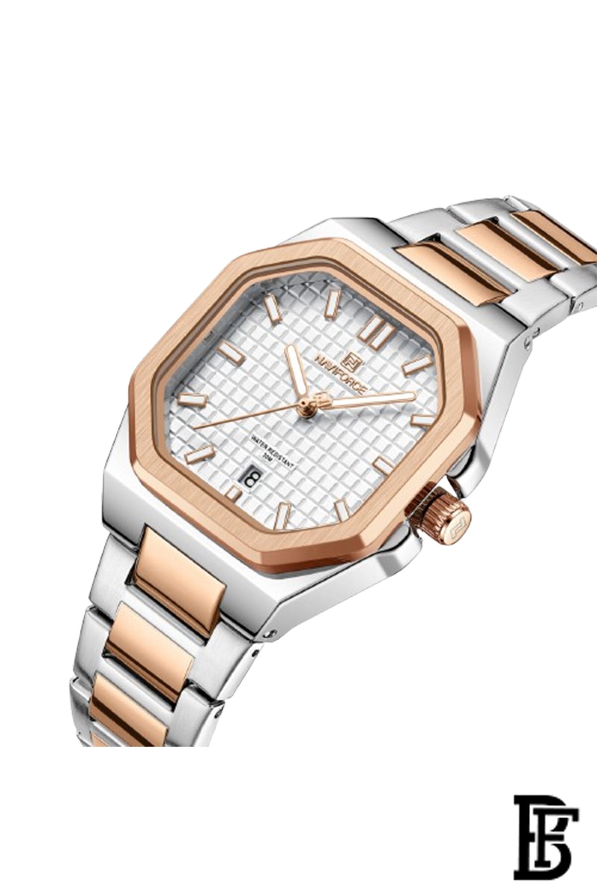 Naviforce NF5053 RG/W     Women's Analog Stainless Steel Watch image 2