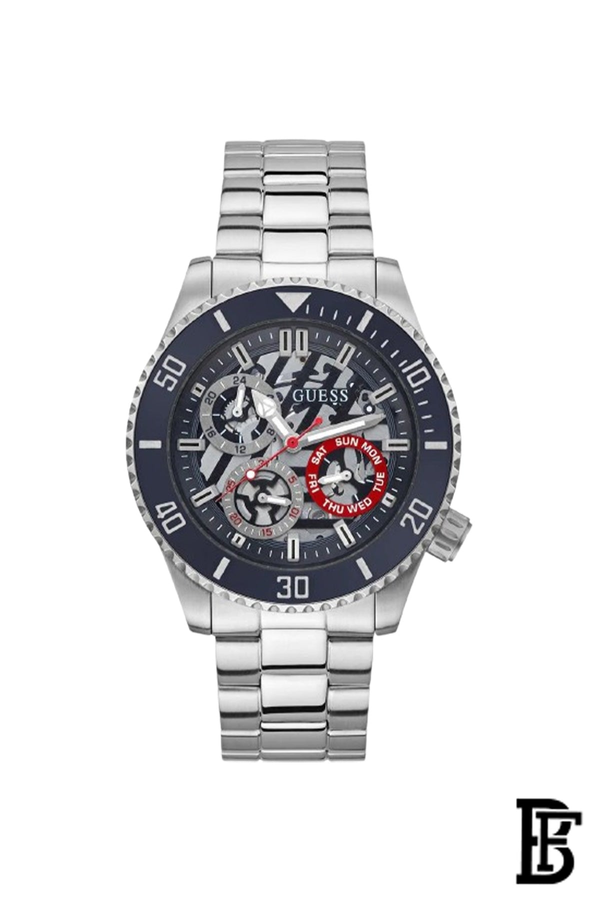 Guess Men's Analog Stainless Steel strap Watch         GW0488G1 image 1