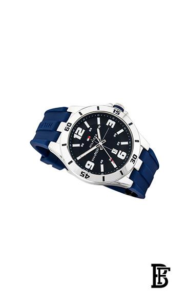 TOMMY HILFIGERMen's Drew Dial Silicone Band Watch 1791062 image 3