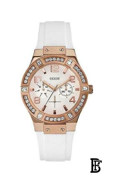 GUESS Women's Rubber Buckle Analog Watch W0426L1 image 1