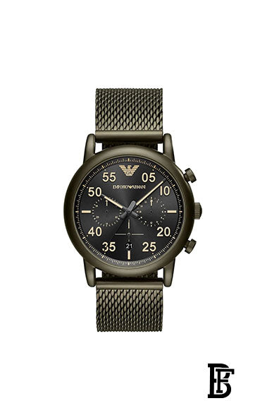 EMPORIO ARMANI Men's Water Resistant Chronograph Watch AR11115 + Gift perfume Tester 30 ml image 2