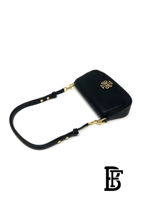 Tory Burch Black Leather Women Handbag 138772 001 – Elegant Everyday Shoulder Bag image 6