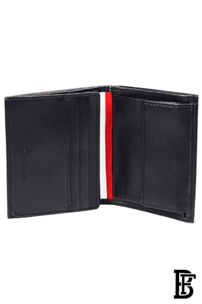 Tommy Hilfiger Men’s Trifold Wallet-Sleek and Slim Includes ID Window and Credit Card Holder black classic image 4