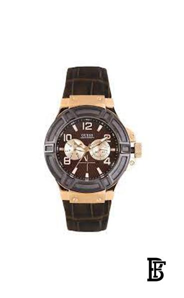 GUESSMen's Rigor Water Resistant Chronograph Watch W0040G3 image 1