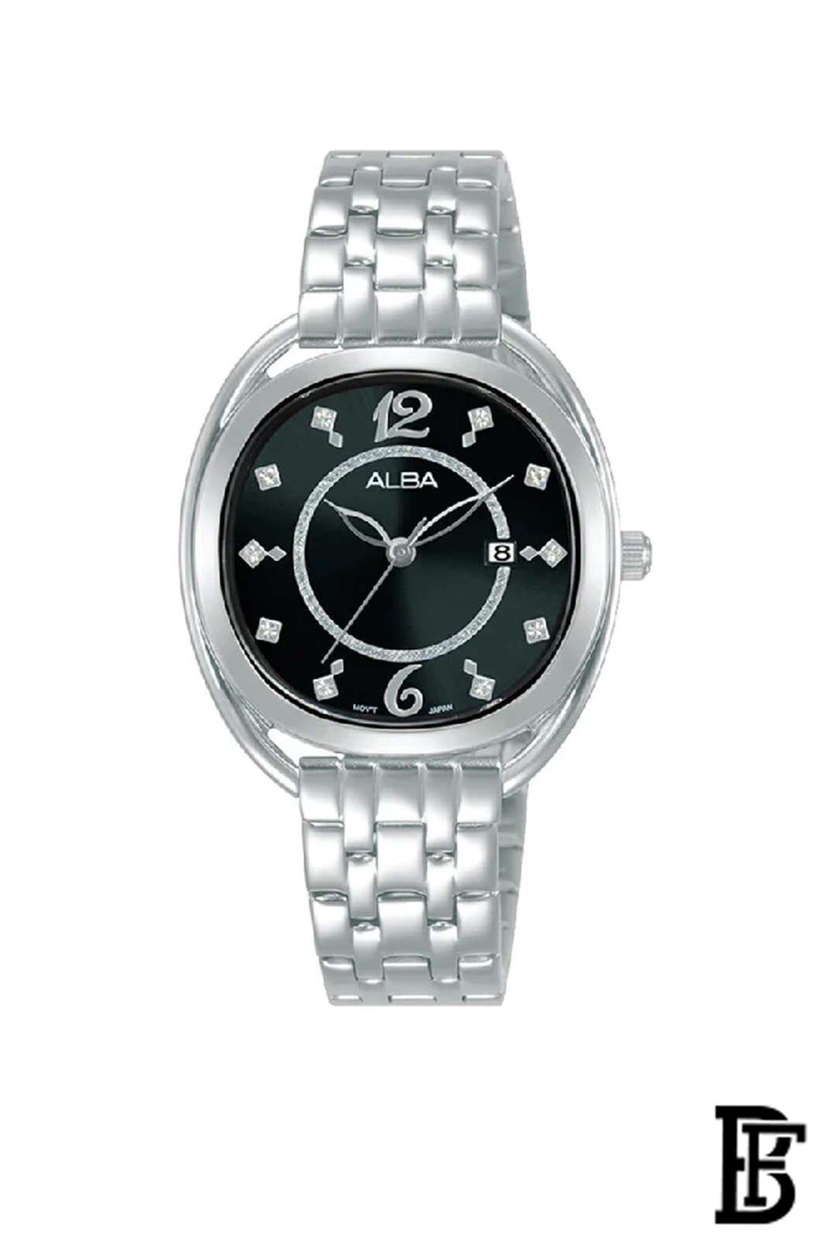Alba AH7BH1X Women's  Stainless Steel Quartz Analog Wrist Watch + Gift perfume tester 30 ml Warranty from Elaraby Group image 2