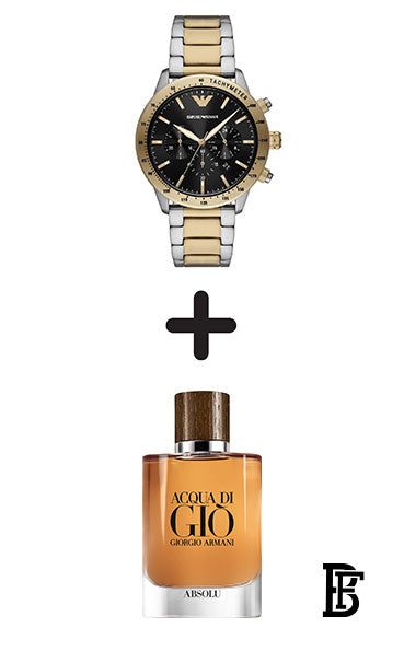 Emporio Armani Men's Chronograph Dress Watch With Quartz Movement AR11521 + Gift perfume tester 30 ml image 0