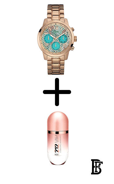 GUESS Women ’s analog Stainless Steel watch w0330l12 + Gift perfume Tester 30 ml image 1