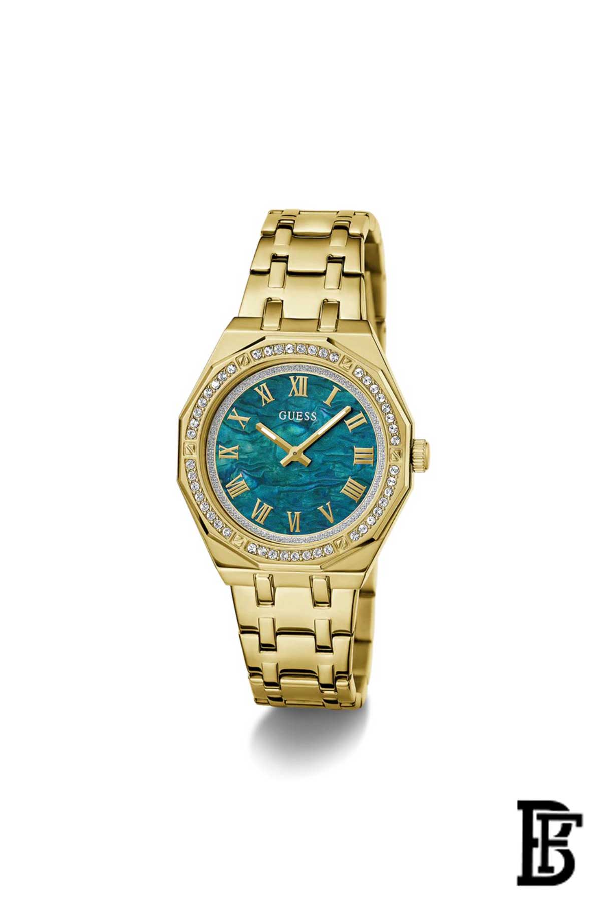 GUESS Ladies Gold Tone Analog Watch image 0