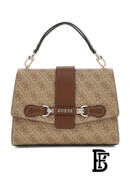 Guess brown Women Shoulder Bag Hwsg9500200 Lgw  – Elegant Everyday Shoulder Bag image 1