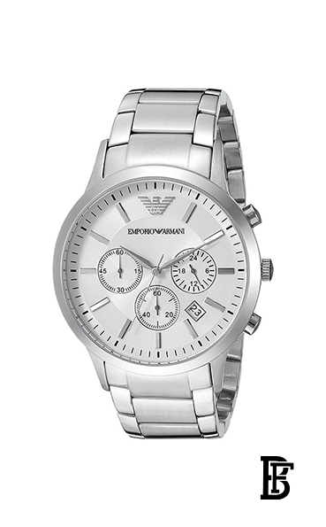 EMPORIO ARMANI men Water Resistant Chronograph Watch AR2458 image 0