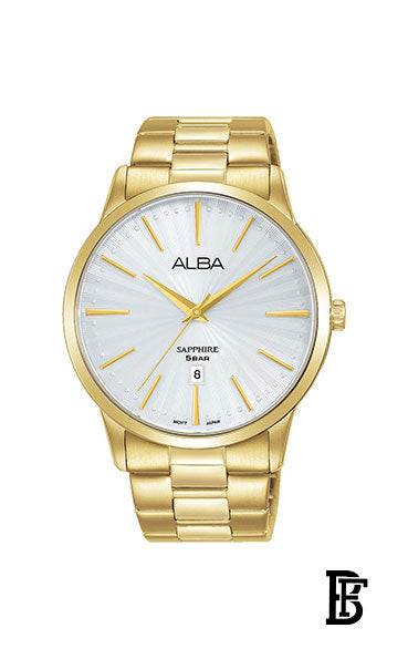 Alba AG8K80X Men's Stainless Steel Quartz  Analog Wrist Watch  Warranty from Elaraby Group image 1