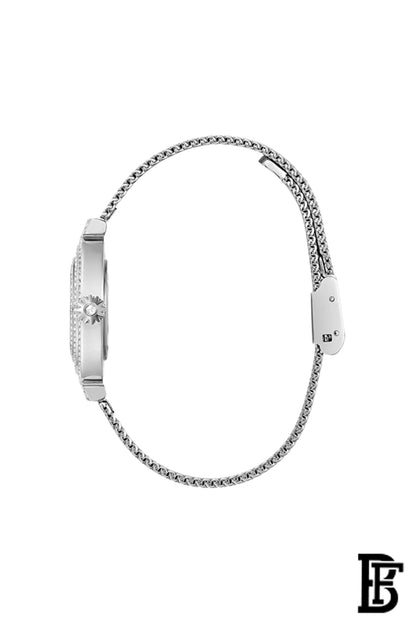 GUESS SILVER TONE CASE SILVER TONE MESH WATCH GW0550L1 image 3