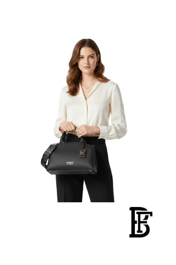 Guess Black Women Shoulder Bag Sa917706 – Elegant Everyday Shoulder Bag image 11