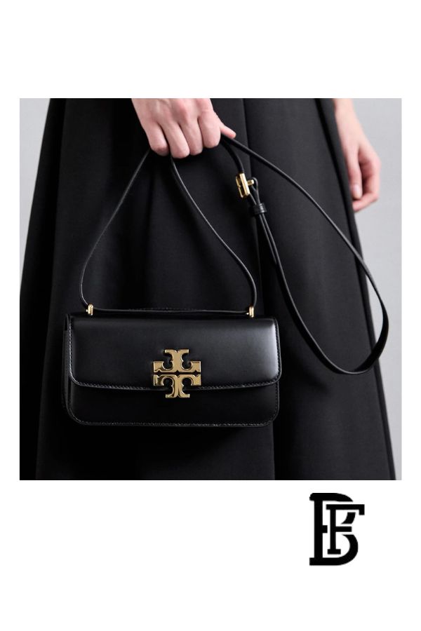 Tory Burch Black Leather Women Handbag 158734 001 – Elegant Everyday Shoulder Bag image 10