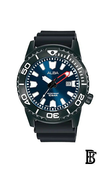 Alba AG8M11X Men's Silicone Quartz  Analog Wrist Watch  Warranty from Elaraby Group image 1