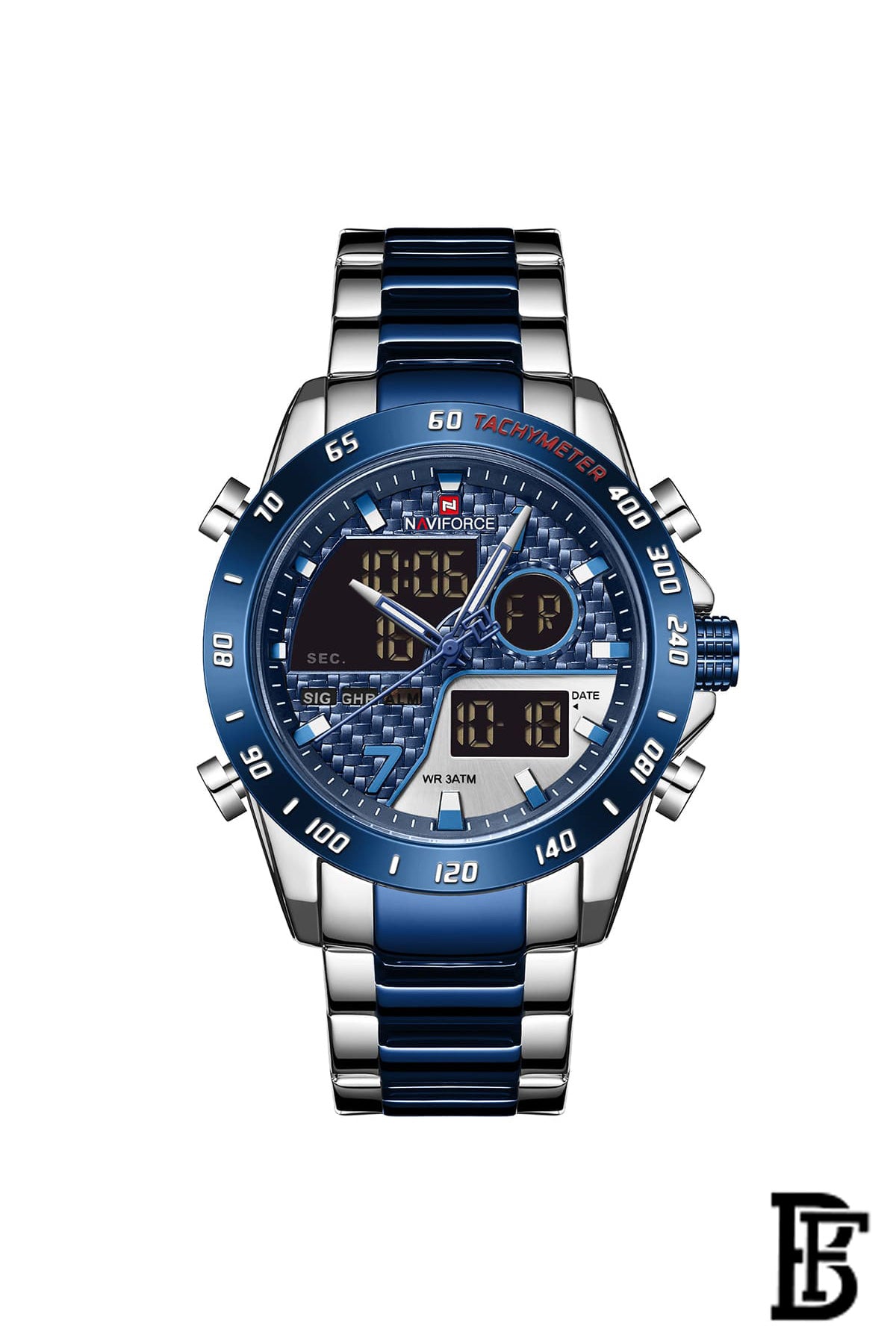NAVIFORCE NF9171 S/BE/BE    MEN'S Stainless Steel Analog Wrist Watch image 0