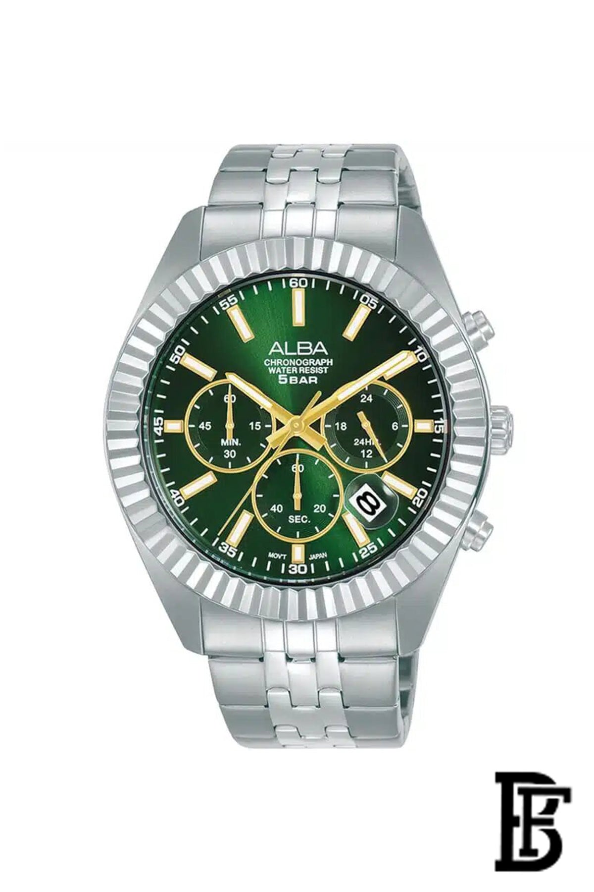 Alba AT3H15X Men's Stainless steel Quartz Analog Wrist Watch      Warranty from Elaraby Group image 0