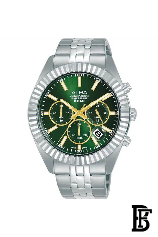 Alba AT3H15X Men's Stainless steel Quartz Analog Wrist Watch      Warranty from Elaraby Group image 0