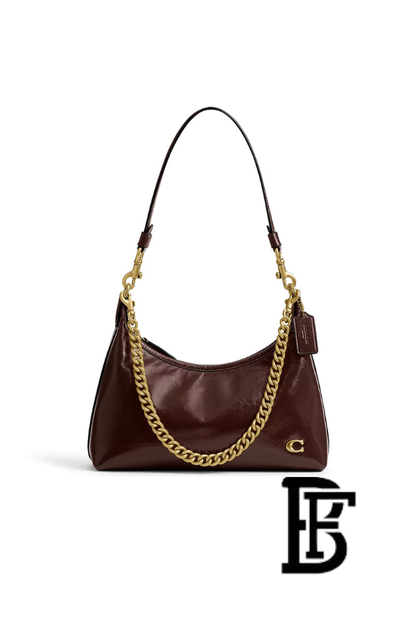 Coach Dark Brown Women Shoulder Bag Cad75 B4Mpl– Elegant Everyday Shoulder Bag image 0