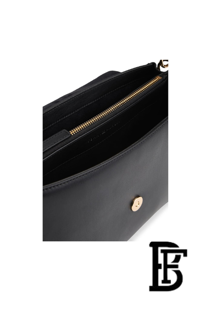 Tommy Hilfiger Black Leather Women Handbag and cross Aw0Aw14510 – Elegant Everyday Crossbody and hand image 3
