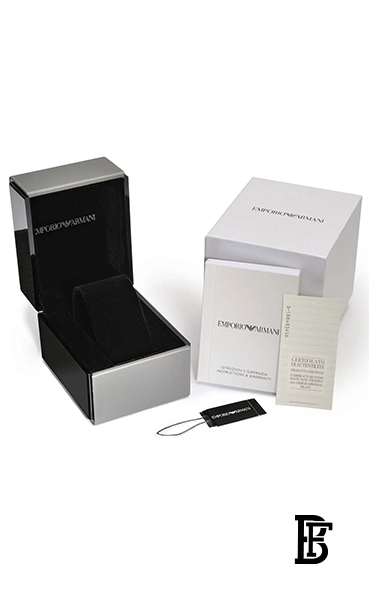 EMPORIO ARMANI Men's Metal Analog Wrist Watch AR11165 + Gift perfume Tester 30 ml image 4