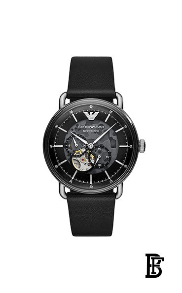 Emporio Armani Men's Multifunction Dress Watch with Leather Band Ar60026 + Gift perfume Tester 30 ml image 2