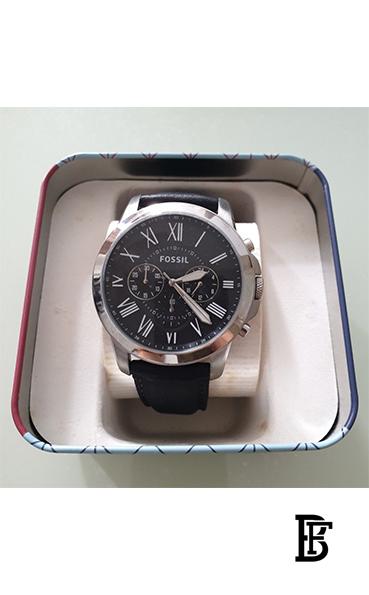 FOSSILMen's Grant Chronograph Watch FS4812 - 44 mm - Black image 2