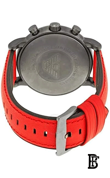 EMPORIO ARMANI Men's Leather Buckle Analog Watch ar1971 image 3