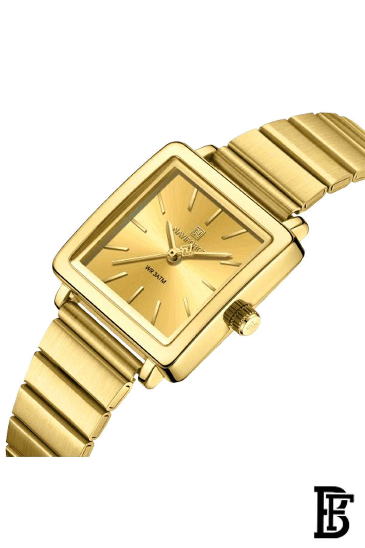 Naviforce NF5048 GGG    Women's Analog Stainless Steel Watch image 2