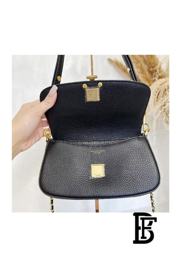 Tory Burch Black Leather Women Handbag 138772 001 – Elegant Everyday Shoulder Bag image 9