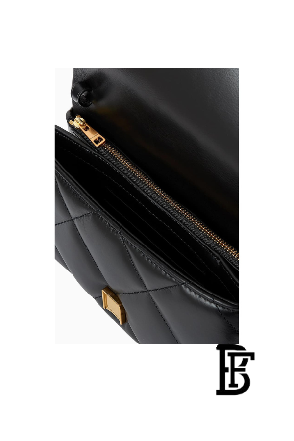 Tory Burch Black Leather Women Handbag 158624 001 – Elegant Everyday Shoulder Bag image 6
