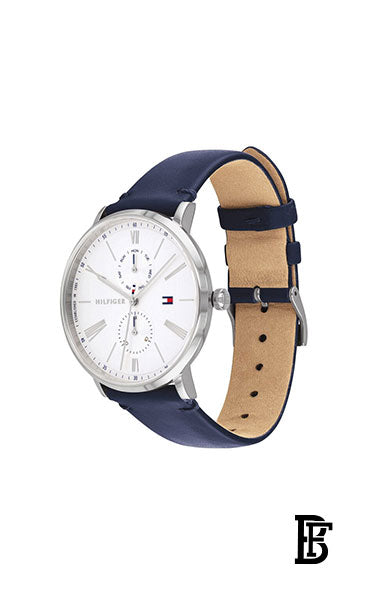 Tommy Hilfiger Women Quartz Watch with Leather Strap 1782072, Blue image 2