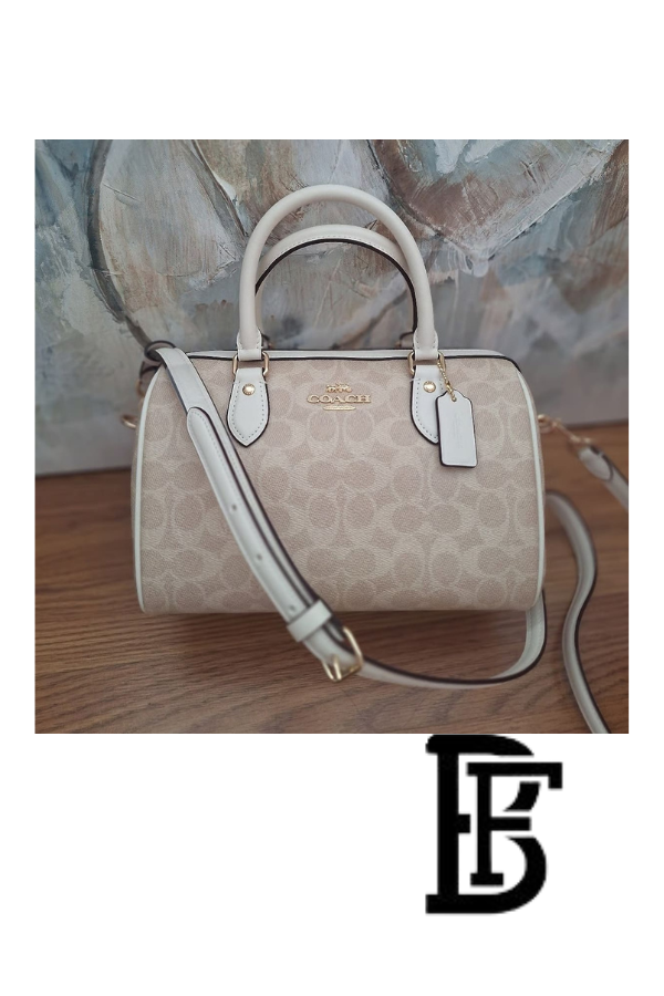 Coach Gold Sand Chalk Women Handbag Bag Cv961 Imxdm– Elegant Everyday Handbag Bag image 6