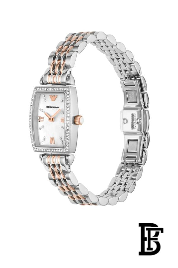 Emporio Armani Women’s Watch AR11519 – White Dial – Two-Tone Stainless Steel image 2