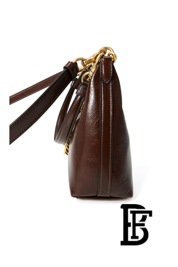 Coach Dark Brown Women Shoulder Bag Cad75 B4Mpl– Elegant Everyday Shoulder Bag image 6