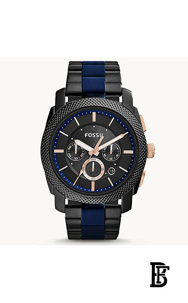 FOSSIL FS5164 Men's Machine Water Resistant Chronograph Watch  + Gift perfume tester 30 ml image 2