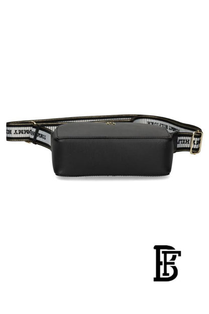 Tommy Hilfiger Black Leather Women Handbag Aw0Aw16679 – Elegant Everyday Shoulder Bag image 8