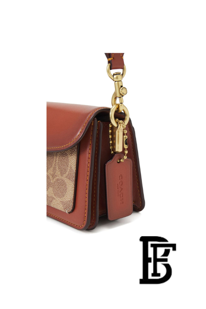 Coach Brown  Women Shoulder Bag Ci032 – Elegant Everyday Shoulder Bag image 8